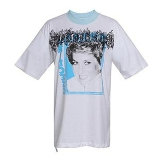 OF2D2T001 OFF-WHITE Diana Princess Print Short Sleeve T-Shirt 2