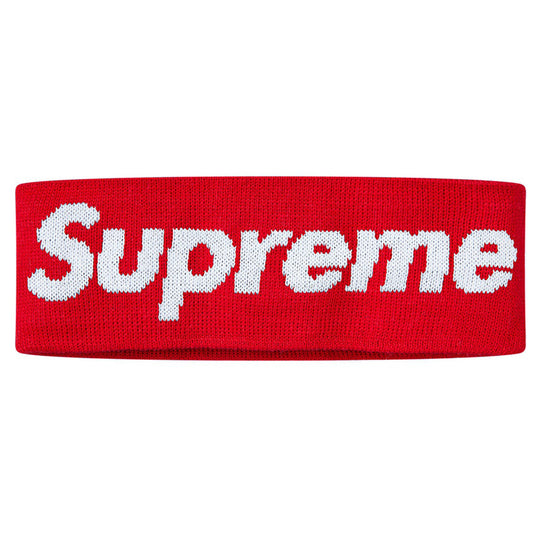supreme Big Logo Headband red-