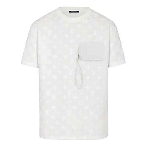 louis vuitton white monogram shirt