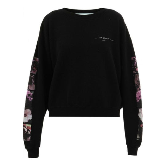 (WMNS) OFF-WHITE Loose Flowers Printing Black OWBA047S19D970791088