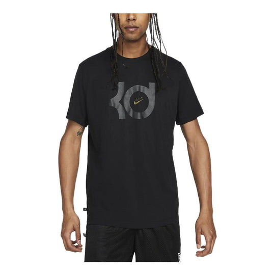 Men's Nike Minimalistic Logo Printing Casual Sports Short Sleeve Black T-Shirt DQ1876-010