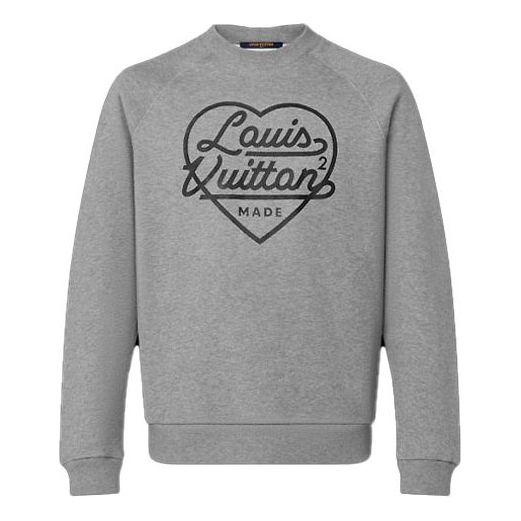 LOUIS VUITTON x NBA Logo Print Sweatshirt M Grey 1A8GW2 - KICKS CREW