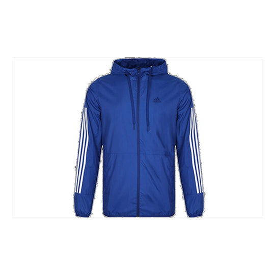 Men's adidas Sports Stylish Woven Blue Jacket DU5182