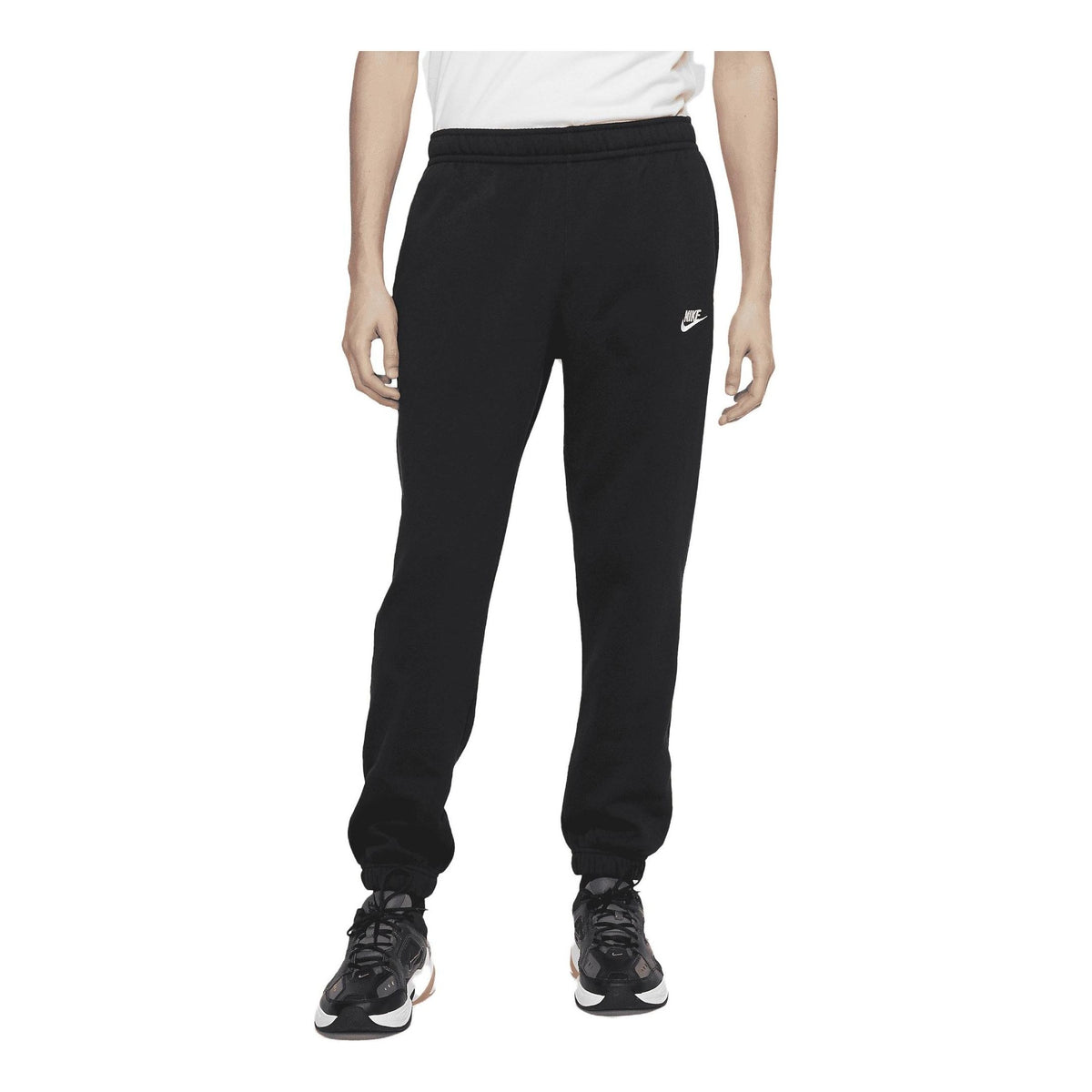 Nike Sportswear Club Fleece Joggers 'Black White' BV2737-010 - KICKS CREW