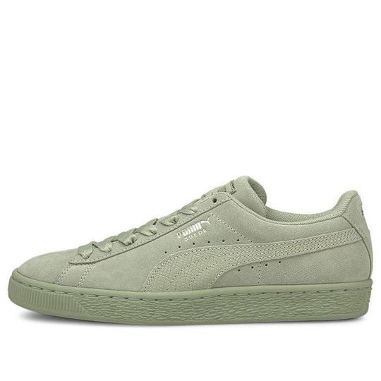(WMNS) PUMA Suede Classic Leisure Board Shoes Green 375128-02