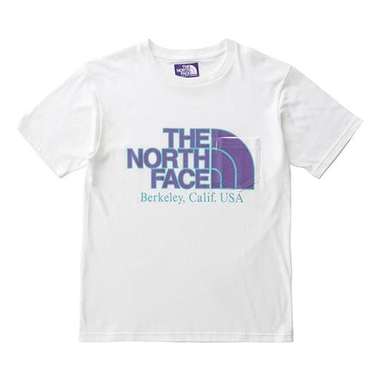 THE NORTH FACE PURPLE LABEL Logo Short Sleeve Unisex White NT3915N-OW