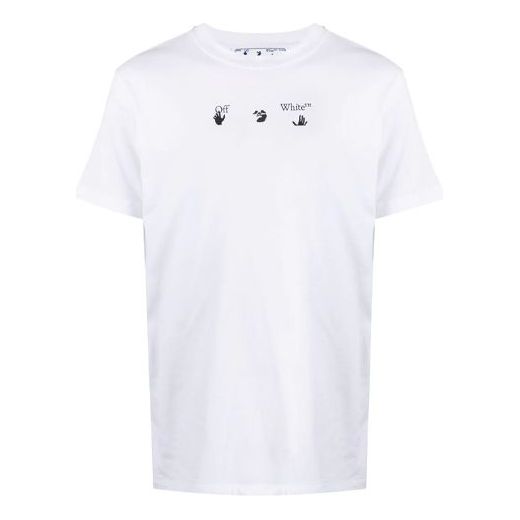 OFF-WHITE SS21 Pattern Printing Round Neck Short Sleeve Ordinary Version White OMAA027S21JER0070125