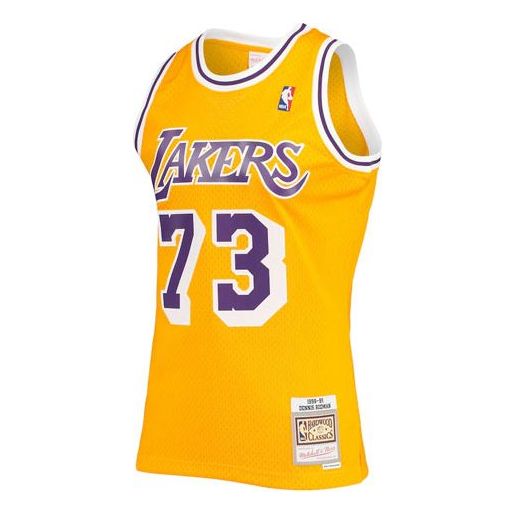 Mitchell & Ness NBA Swingman Dennis Rodman Los Angeles Lakers Road 1998-99 Jersey SMJYCP20064-LALGOLD98DRD