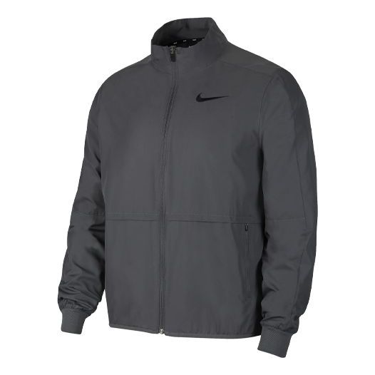 Nike Cardigan waterproof Sports Training Jacket Gray CU6739-068