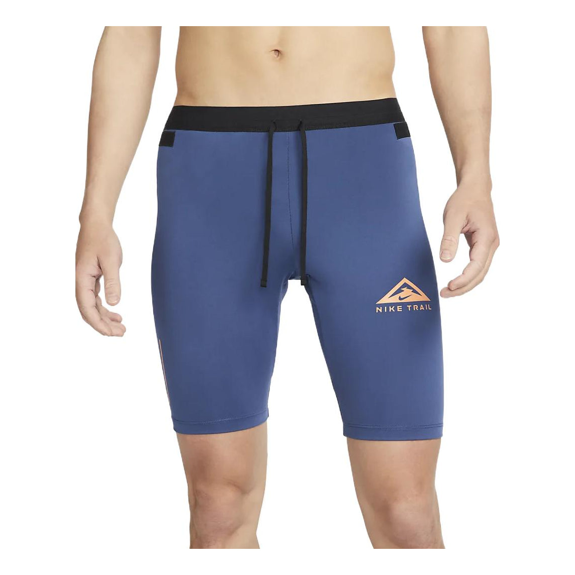 Men's Nike Casual Logo Printing Tight Blue Gym Shorts DM4796-410 ...