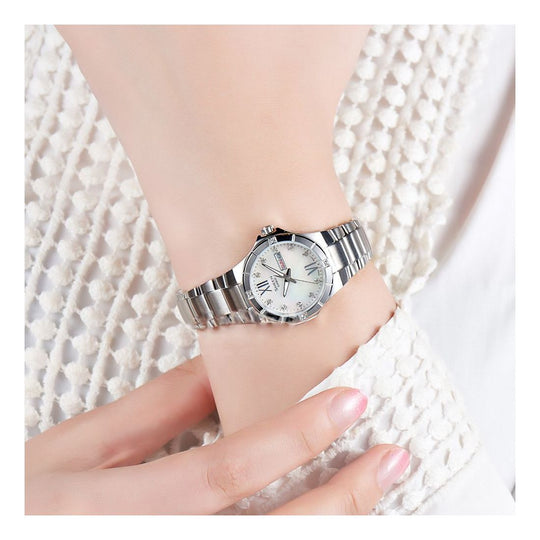 CASIO Quartz SHEEN Stainless Steel Strap Silver Analog SHE-4022D-7A2021