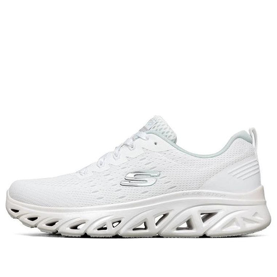 (WMNS) Skechers Glide-Step Sport Low-Top Running Shoes White/Silver 14 ...