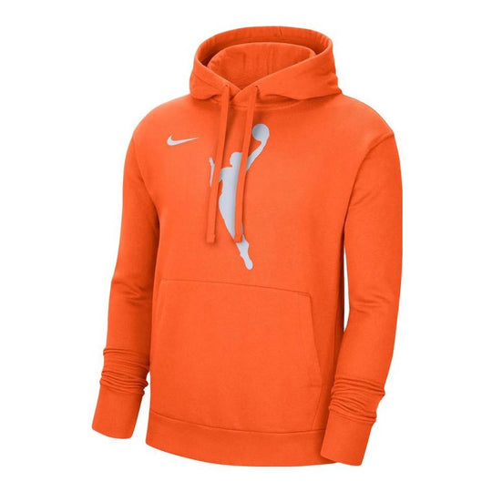 Nike Fleece Pullover Hoodie 'Brilliant Orange' DR9596-820