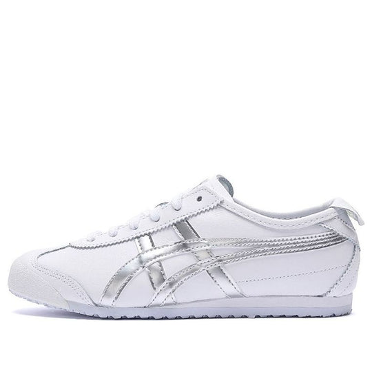 Onitsuka Tiger Unisex Mexico 66 Running Shoes Silver/White 1183A497-10 ...