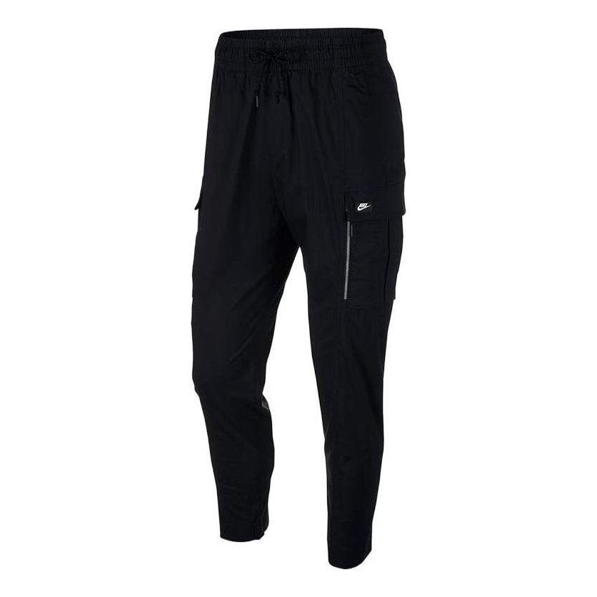 Men's Nike Sportswear Cargo Big Pocket Casual Black Long Pants/Trouser ...