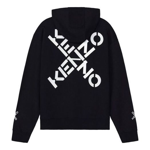 Men's KENZO Alphabet Logo Pullover Black FA65SW5304MS-99