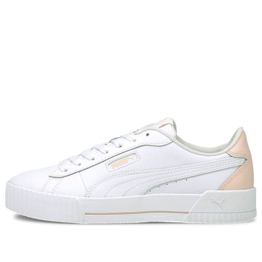 (WMNS) PUMA Carina Crew Casual Shoes White/Pink 374903-09