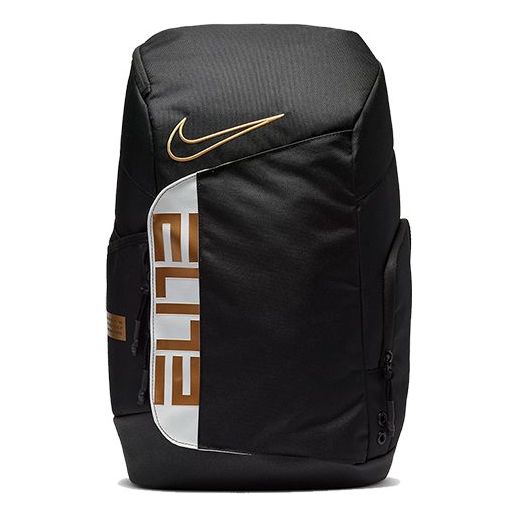 Nike Elite Pro Basketball Backpack 'Black White Metallic Gold' BA6164 -  nike air vapormax gra 849558 009 herr - - KICKS CREW