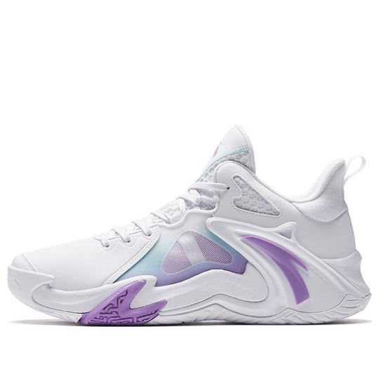 ANTA Airspace 4 Cement Nemesis Basketball Shoes 'White Purple' 9123216 ...