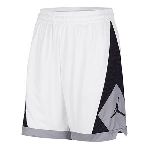 Air Jordan Jumpman Diamond Shorts For Men White DA6792-100 - KICKS CREW