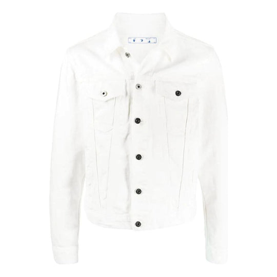 Off-White Arrows-Motif Shirt Jacket OMYE054F21DEN0020161