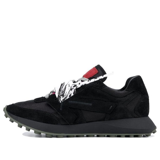 Male OFF-WHITE Arrow Sports Casual Shoes 'Black White Red' OMIA140E20LEA0011010