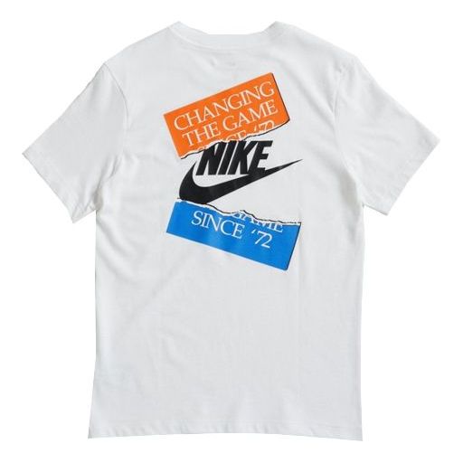 Nike Sportswear NSW Logo Round Neck Short Sleeve White BV7512-100
