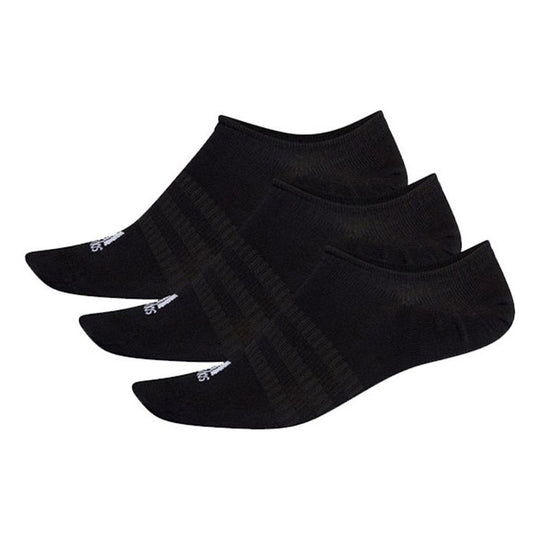 adidas Casual Sports Training Running Socks Couple Style 3 Pairs Black ...