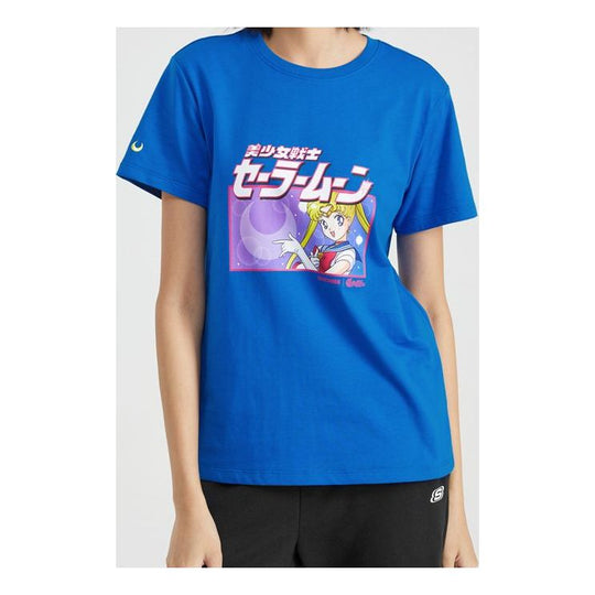 Skechers SS20 Sailor Moon Crossover Short Sleeve Blue L120W118-00JG