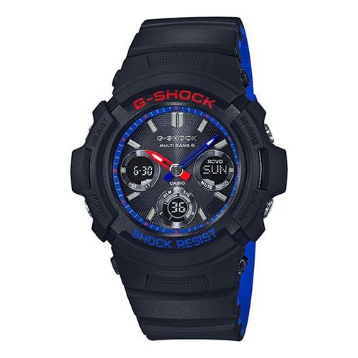 CASIO G-Shock Analog-Digital 'Black Blue' AWG-M100SLT-1APR