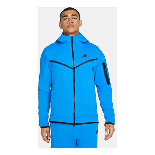 Nike Sportswear Tech Fleece Full-zip Hoodie 'Light Photo Blue' CU4489-435