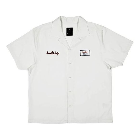 Air Jordan x Union LA Crossover Embroidered Logo Short Sleeve Shirt US ...
