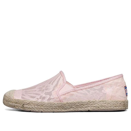 (WMNS) Skechers Flexpadrille Slip-on Shoes Pink 66666281-PNK