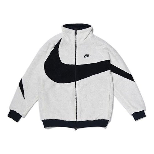 Nike Big Swoosh Reversible Boa Jacket (Asia Sizing) 'White' BQ6546-114 ...
