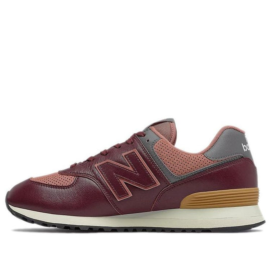 New Balance 574 Series Shock Absorption Wear-resistant Non-Slip Retro Sports Red ML574PX2