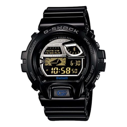 Men's CASIO G Shock Subject Series Fashion Stylish Street LED Bluetooth Smart Shockproof 200 Meter Waterproof Sports Black Watch Mens Digital GB-6900AB-1 Watches - KICKSCREW