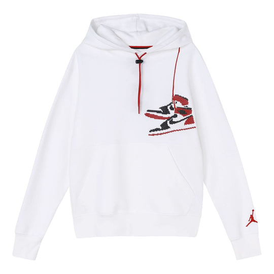Air Jordan Jumpman Holiday Sports Hooded Pullover For Men White CT3458 ...