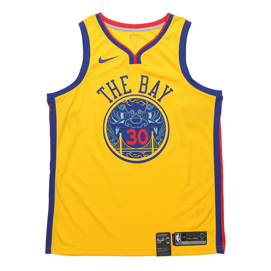 Stephen Curry 30 Golden State Warriors Yellow THE BAY City Edition Jersey -  Byt Shops
