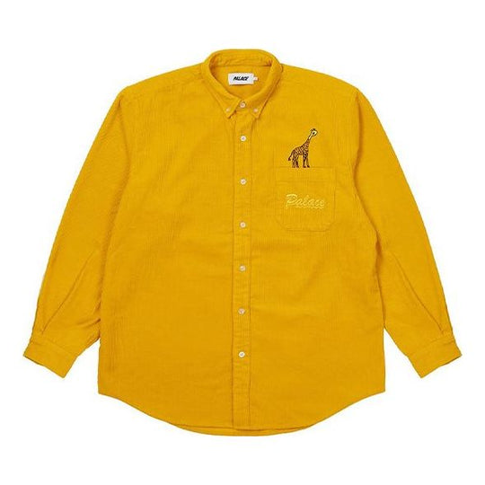 PALACE Toony Embroidered Long Sleeves Shirt Unisex Yellow P20SHT015