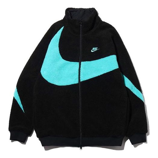 Nike Big Swoosh Large Logo Double Sided Jacket polar fleece Japan - KICKS CREW