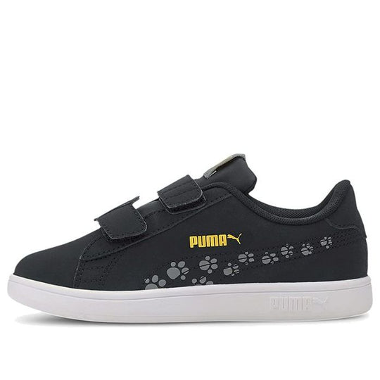 (PS) PUMA Smash V2 Animals Casual Shoes Black/White 373185-03