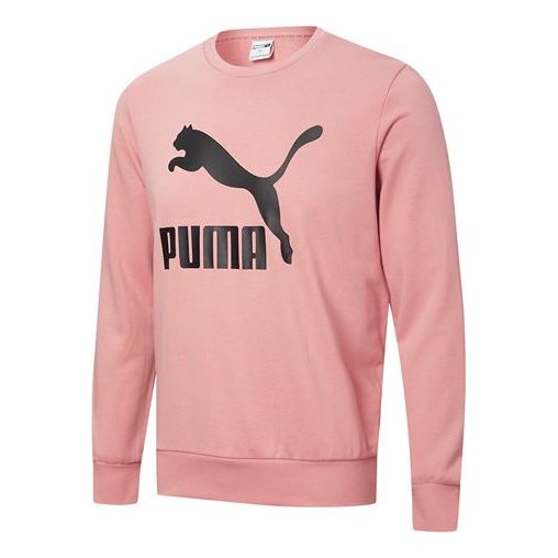 PUMA Casual Sports Round Neck Pullover Pink 599296-14