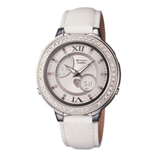 CASIO SHEEN Series Waterproof Business Watches WMNS Womens White Analog SHN-6012L-7ADR Watches - KICKSCREW