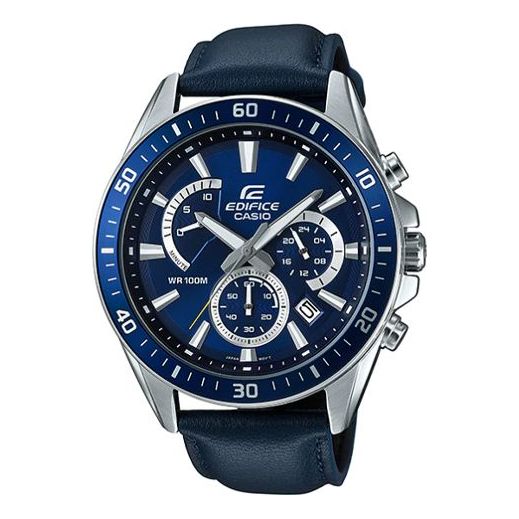 Men's CASIO Racing Design Color Watch Business Mens Blue Analog EFR-552L-2AV