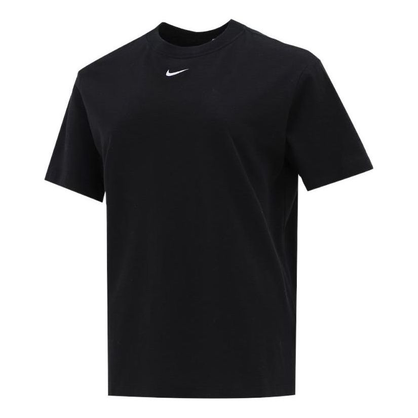 (WMNS) Nike Sportswear Essential Logo Printing Round Neck Pullover Sho ...