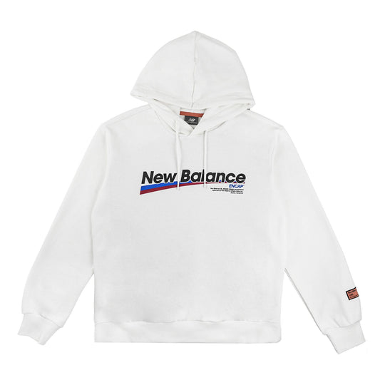 New Balance hooded Casual Pullover Couple Style White NCA34013-IV