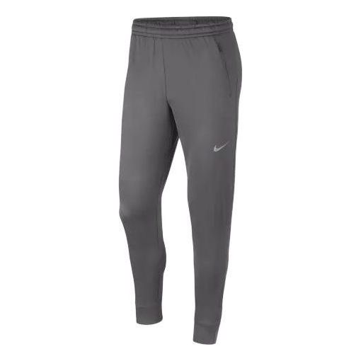 Men's Nike Printing Brand Logo Elastic Waistband Straight Sports Pants/Trousers/Joggers Gray AA1996-036