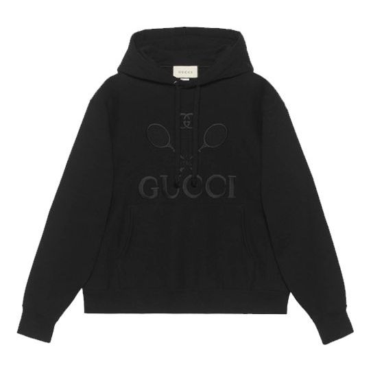 Gucci Tennis Printing Black 560502-XJBCQ-1000-KICKS CREW