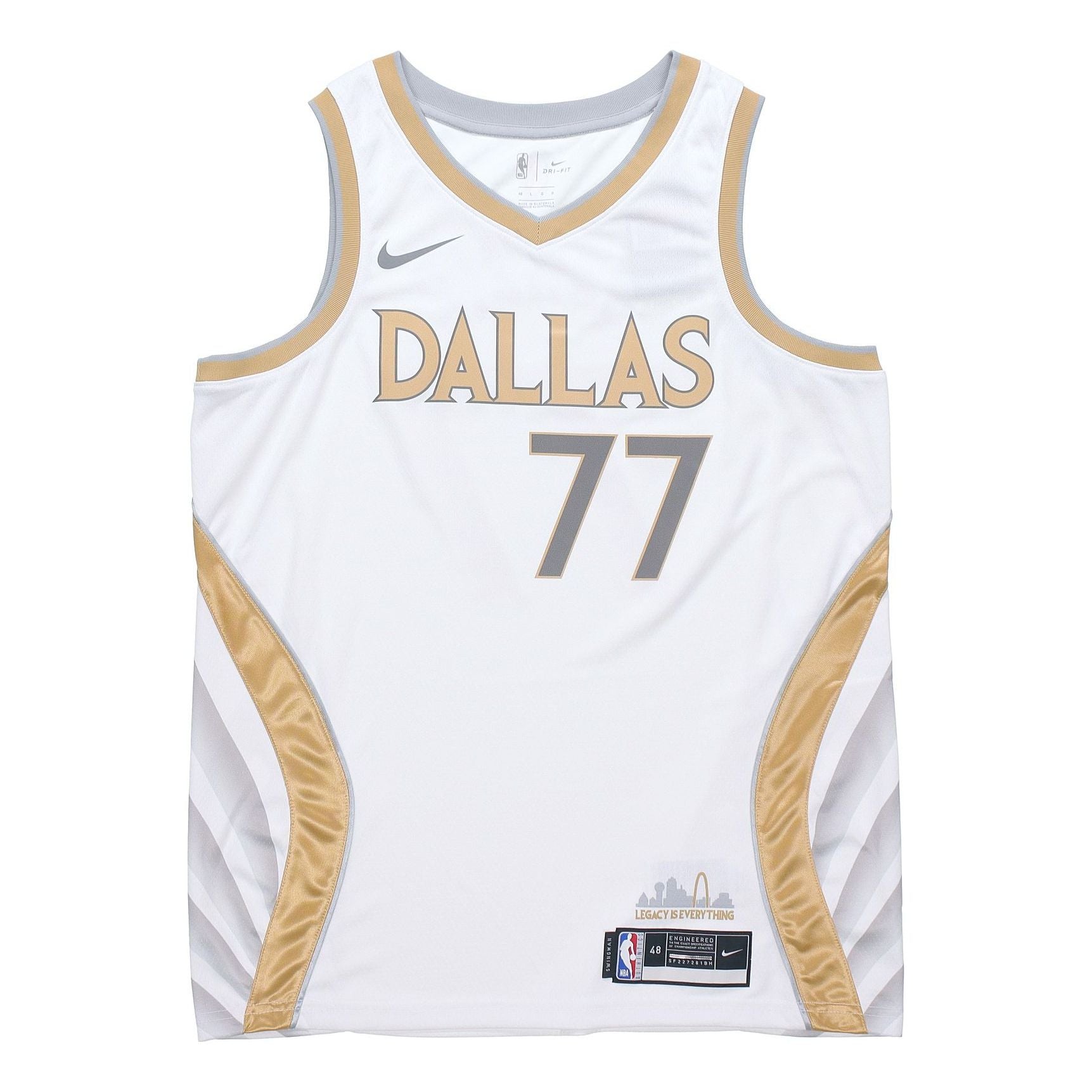 Dallas Mavericks Nike Youth 2019/20 City Edition Swingman Shorts - Blue
