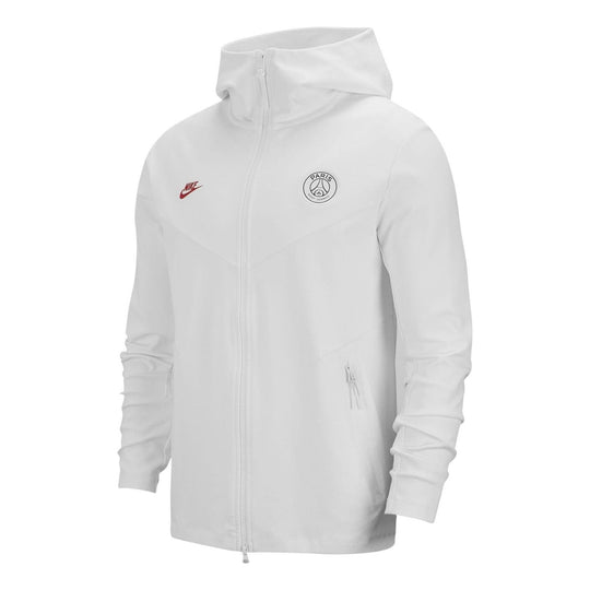 PSG Men's Nike Sportswear TCH PCK Hoodie FZ CL White CI2131-104